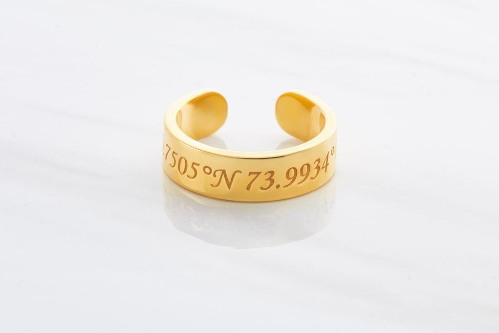 Coordinates Open Band Ring