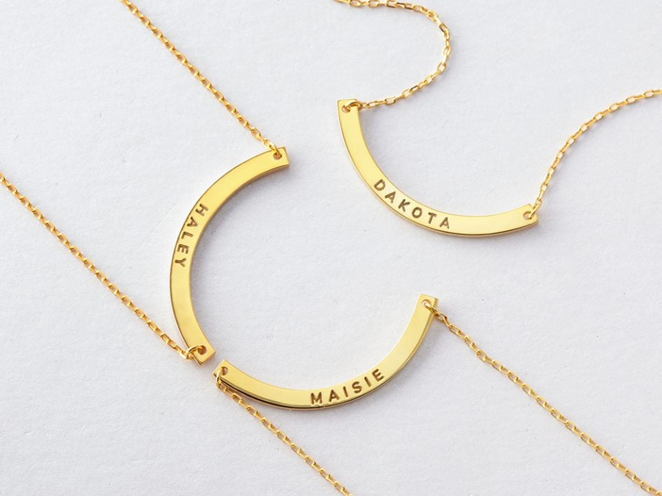 Centime Gold Mother Daughter Necklace